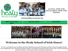 Tablet Screenshot of healyirishdancers.com